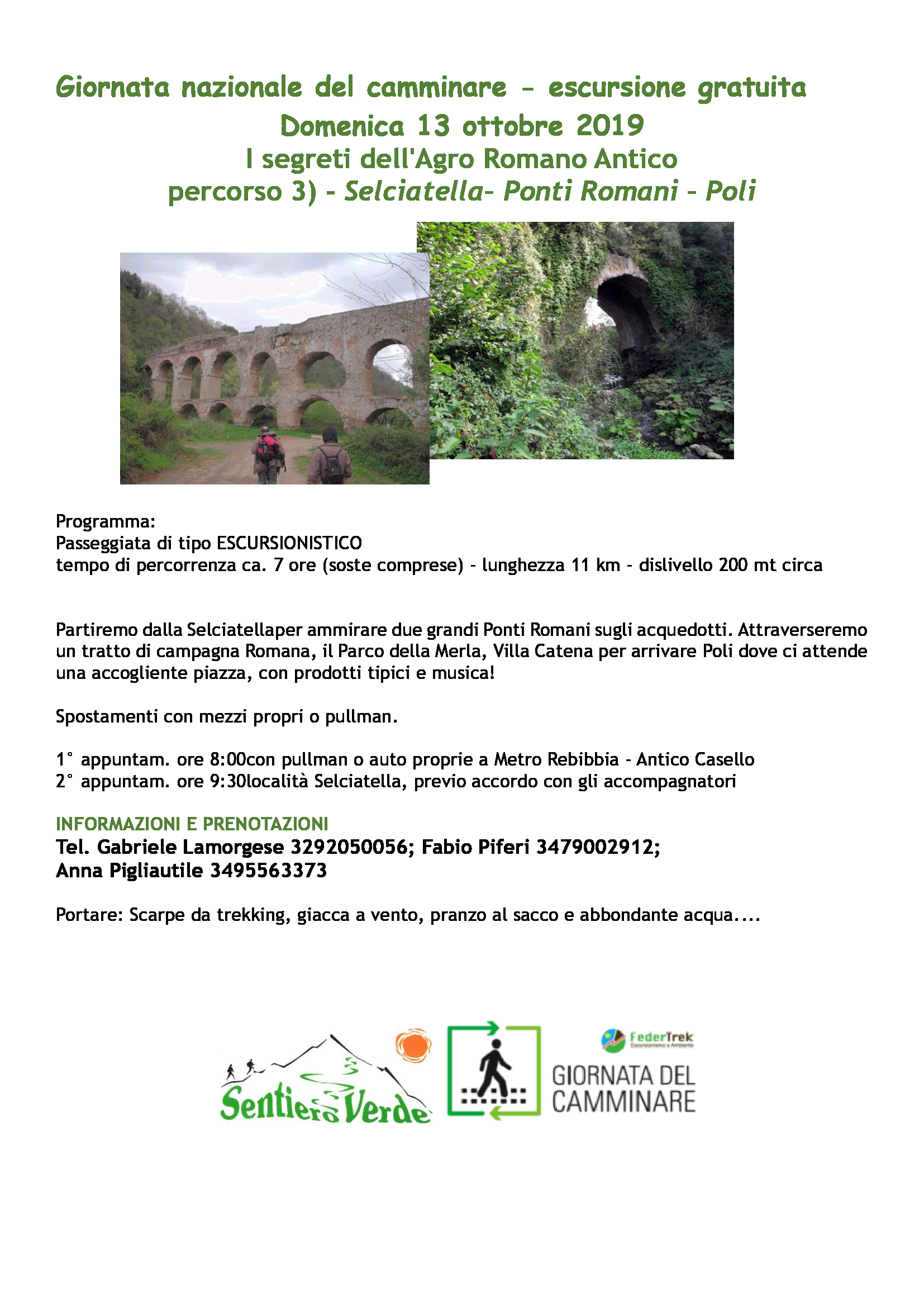 I Segreti dell'Agro Romano Antico: Selciatella - Ponti Romani - Poli