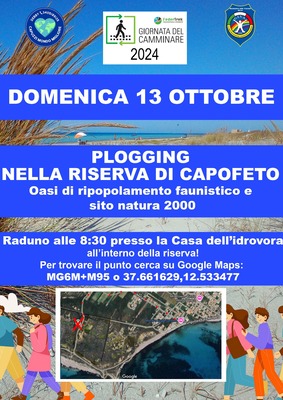 PLOGGING nella Riserva Capofeto