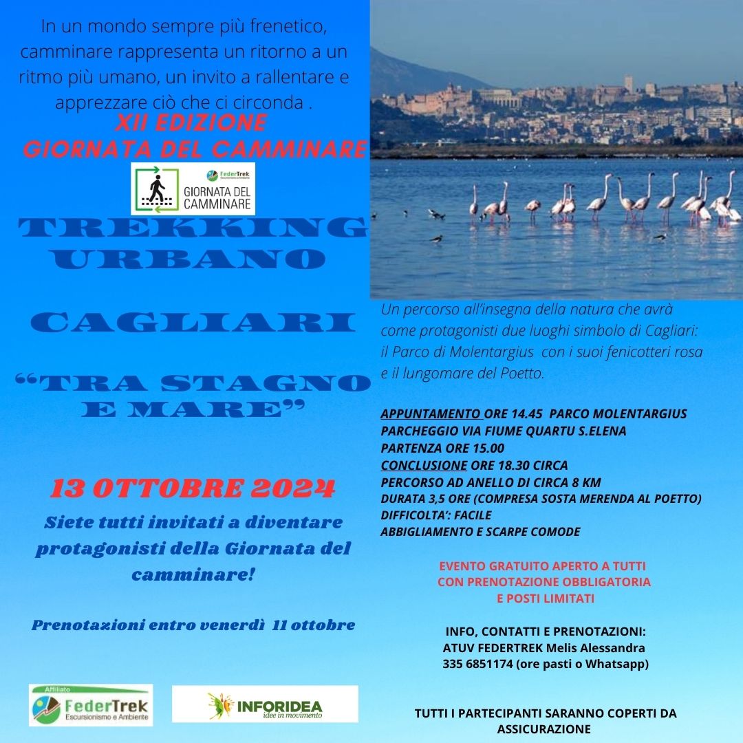 TREKKING URBANO "CAGLIARI TRA STAGNO E MARE"