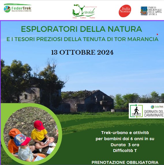 Esploratori della natura e i tesori preziosi della Tenuta di Tor Marancia