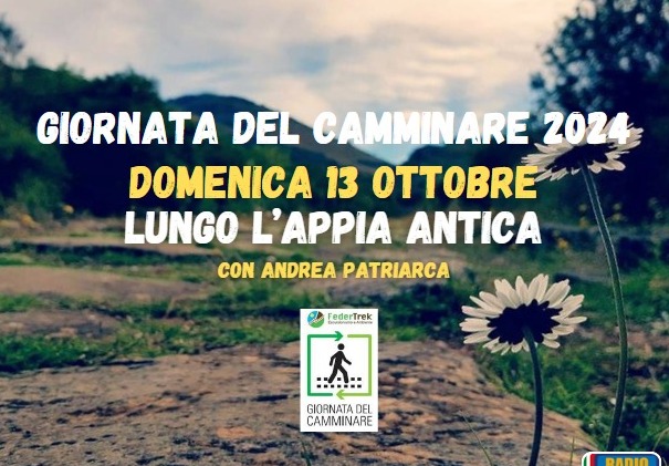 Giornata del Camminare 2024 lungo l'Appia Antica