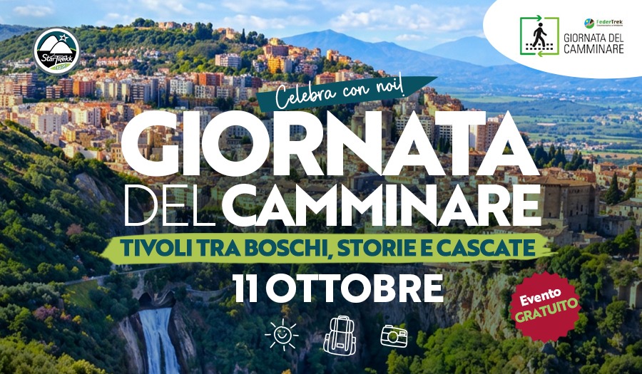 Giornata del Camminare: TIVOLI TRA BOSCHI, STORIA E CASCATE